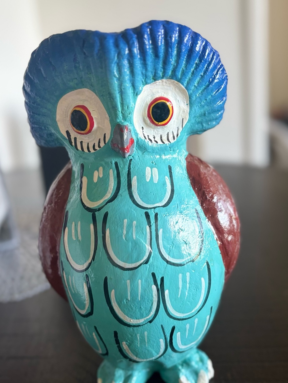 owl-shaped piggy bank